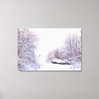 Toile Paysage hivernal