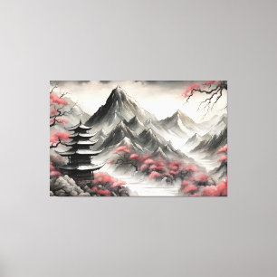 Toile Paysage japonais