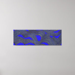 Toile Paysage marin abstrait Vagues fracturées 18