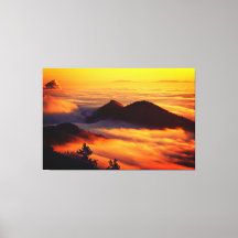 Paysage naturel pittoresque Coucher de soleil de m