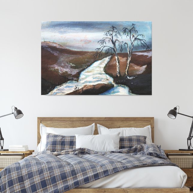 Toile Paysage onirique (Insitu(Chambre))
