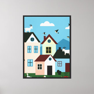 Toile Paysage rural