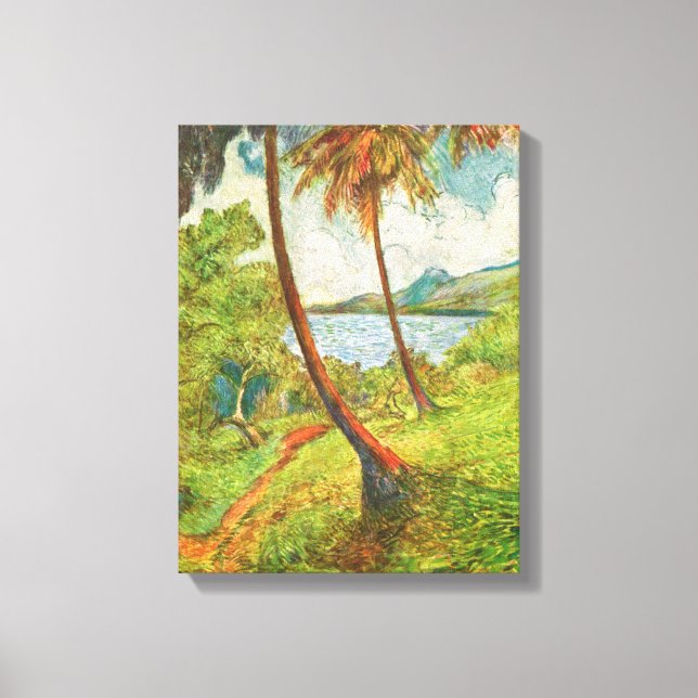Toile Paysage tropical en Martinique (Charles Laval) (Recto)