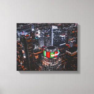 Toile paysage urbain la nuit