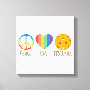 Toile Peace Love Pickleball