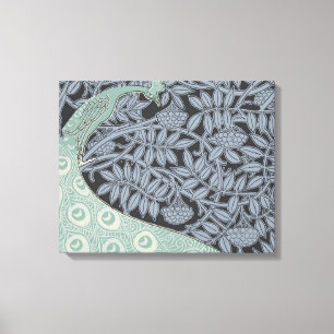 Toile Peacock Art Nouveau Bird Classic