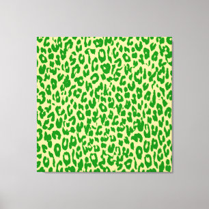 Toile Peau Poster de animal Verte De Leopard - Art