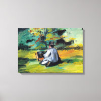 Peintre au travail de Paul Cezanne, Beaux-arts vin