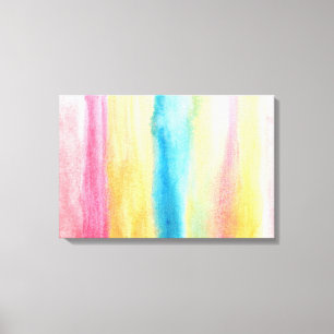 Toile peinture abstraite aquarelle