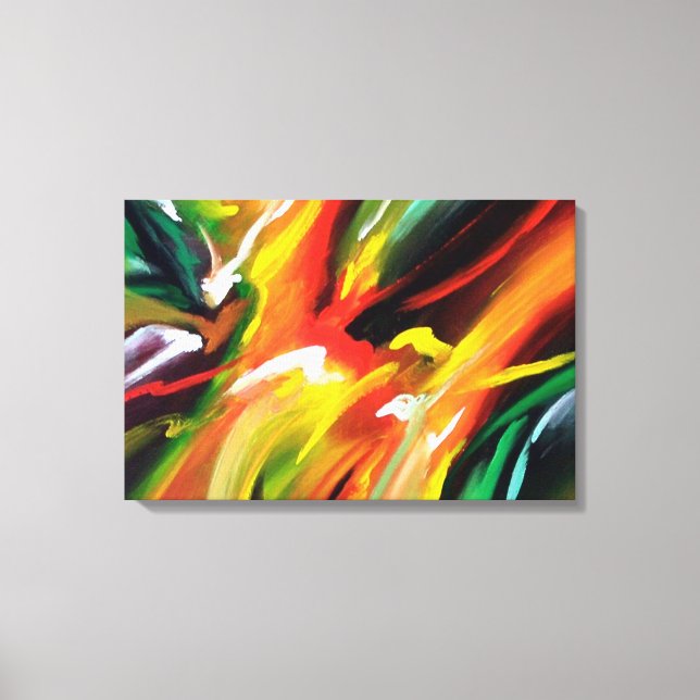 Toile Peinture Abstraite contemporaine (Recto)