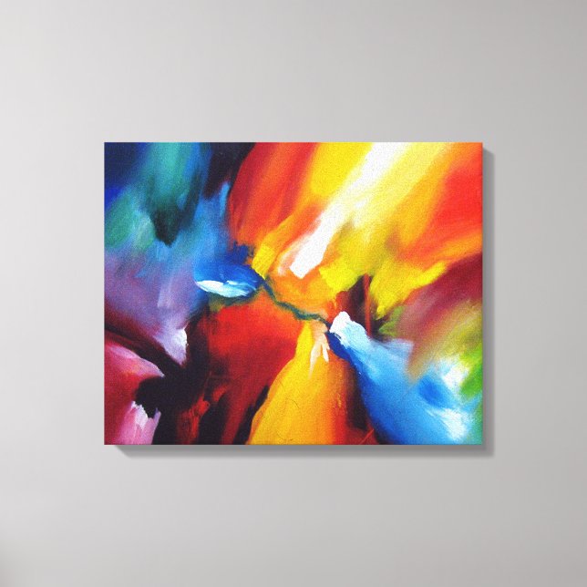 Toile Peinture Abstraite contemporaine (Recto)