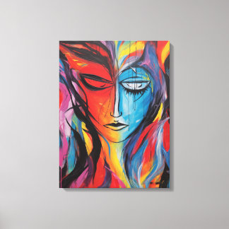 Toile Peinture Abstraite par pulvérisation