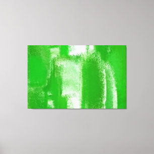 Toile Peinture Abstraite   Retro Green 10
