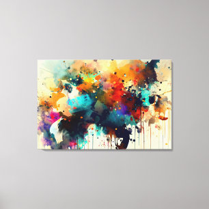 Toile Peinture animale Abstraite
