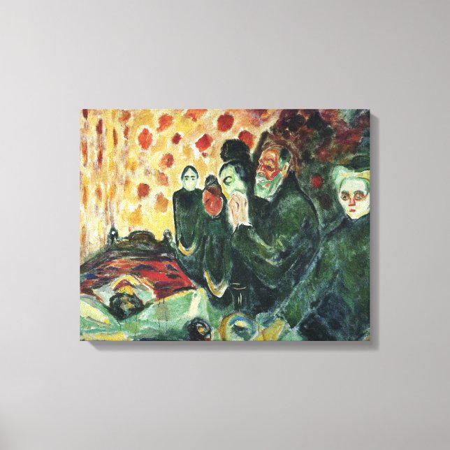 Toile Peinture artistique Edward Munch (Recto)