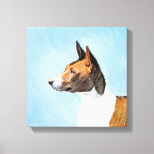 Toile Peinture Basenji - Belle Art Original
