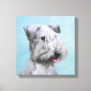 Toile Peinture Cesky Terrier - Cute Original Chien Art
