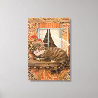TOILE PEINTURE CHAT POUSSY