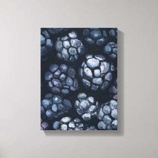 Toile Peinture de cassis - Illustration de nature morte