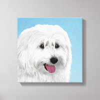 Peinture de chien de berger polonais - Chien d'ori