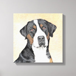 Toile Peinture de Chien de Montagne - Art original