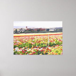 Toile Peinture de fleurs - Champs de fleurs en Carlsbad