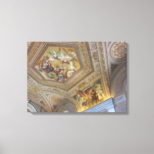 Toile Peinture de plafond en fresque