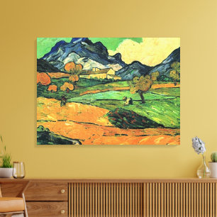 Toile Peinture de Van Gogh, Mont Gaussier,