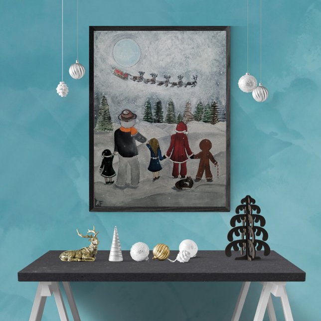 Toile Peinture des amis des fêtes par Alfred Fox (Not Actual Size)