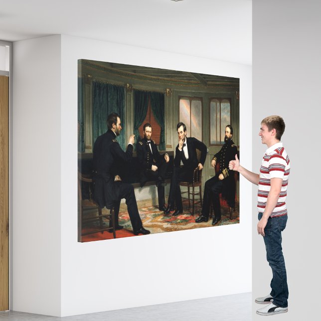 Toile Peinture des Peacemakers de 1868 (The Peacemakers Painting of 1868 Canvas Print)