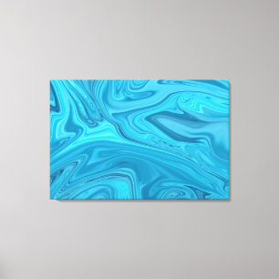 Toile Peinture des vagues bleues Meilleure peinture ab