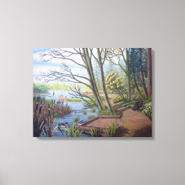 Toile Peinture du paysage de printemps Lost Lagoon Vanco