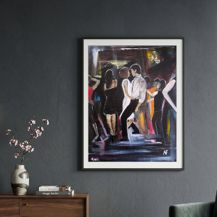 Toile Peinture Mambo Night par Alfred Fox