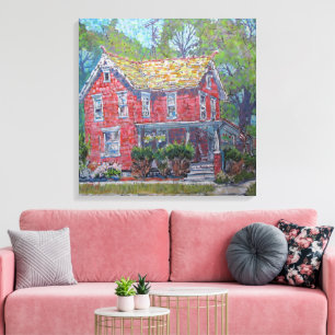 Toile Peinture Red Beauty / Artiste Larry Lerew