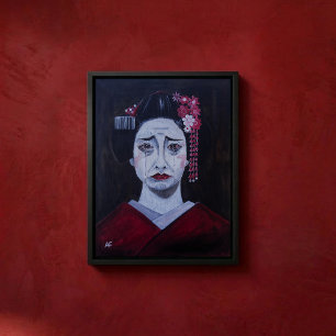 Toile Peinture tristement belle d'Alfred Fox