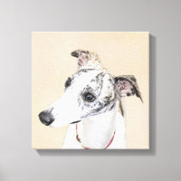 Peinture Whippet - Jolie art original chien