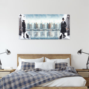 Toile Peintures d'Amsterdam & modèles de mode moderne