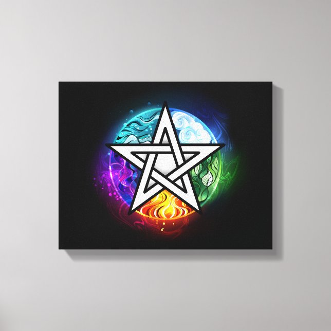 Toile pentagramme du Wiccan (Recto)