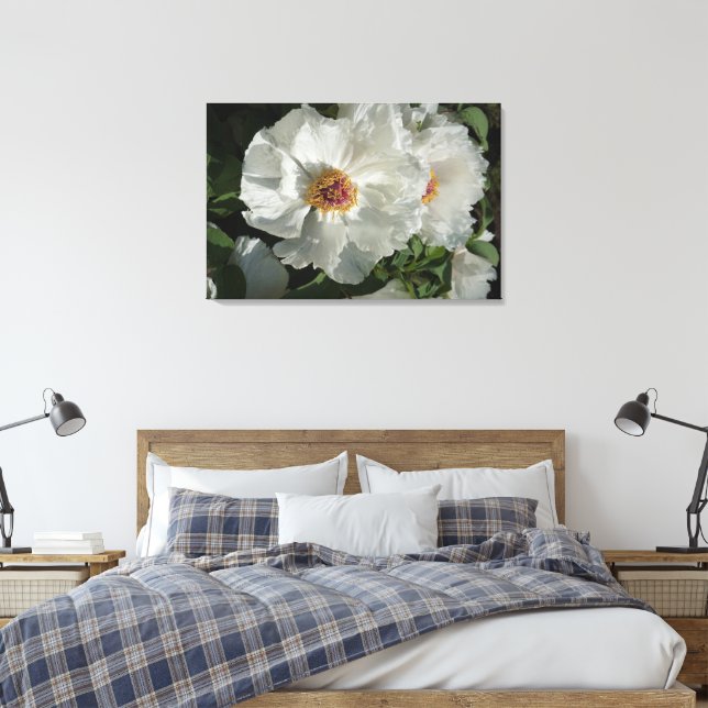 Toile Peonies d'arbre de 36 po x 24 po (Insitu(Chambre))