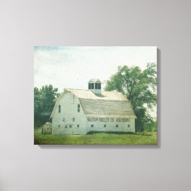 Toile Percheron Barn (Recto)