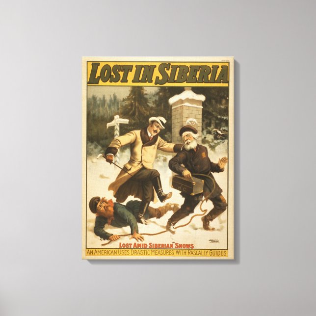 Toile Perdu En Sibérie, Vers 1898. (Recto)