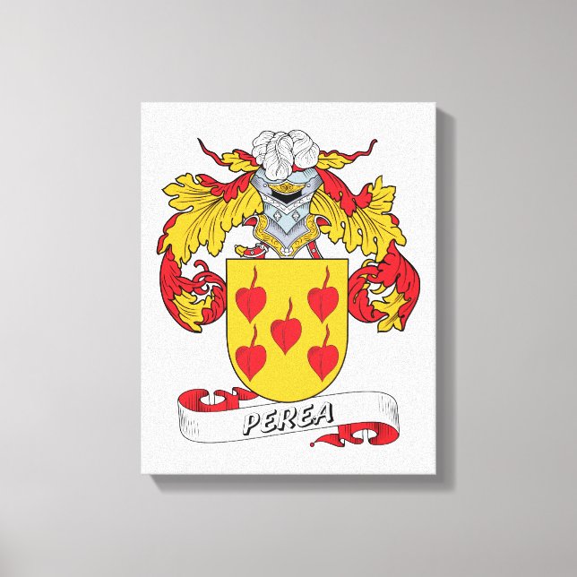 Toile Perea Family Crest (Recto)