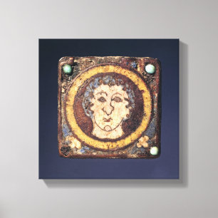 Toile Péroné avec le visage d'un jeune homme