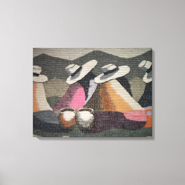 Toile Pérou Gossip Girls Wall Canvas (Recto)