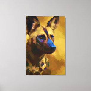 Toile Perro Salvaje Africano