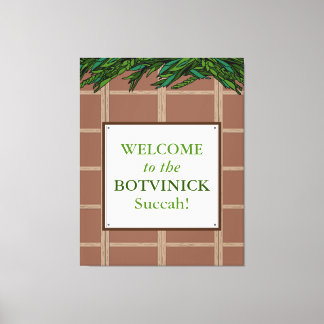 Toile Personnalisé - Bienvenue à Succah