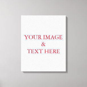 Toile Personnalisé Personnalisé Votre Propre Photo & Tex