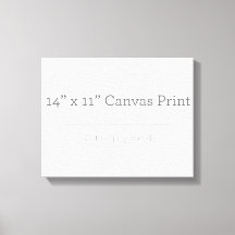 Toile personnalisée 14 X 11