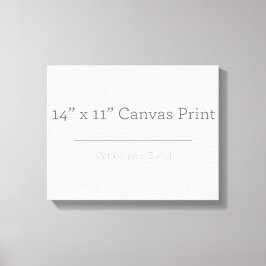 Toile personnalisée 14 X 11
