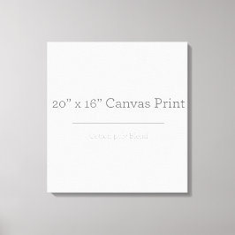 Toile personnalisée 20 X 16